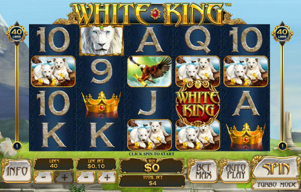 White King slot gameplay