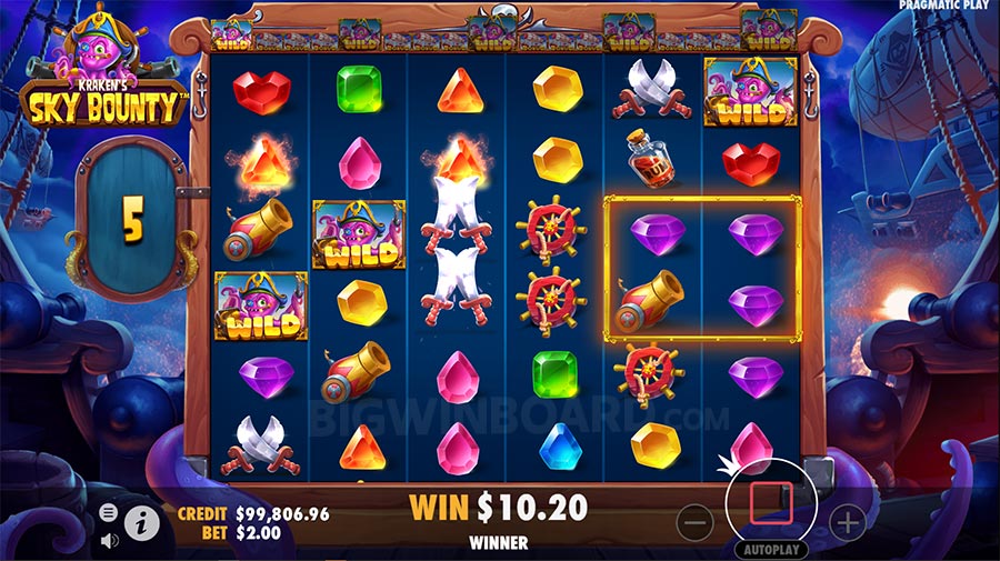 sky bounty slot gameplay anmeldelse