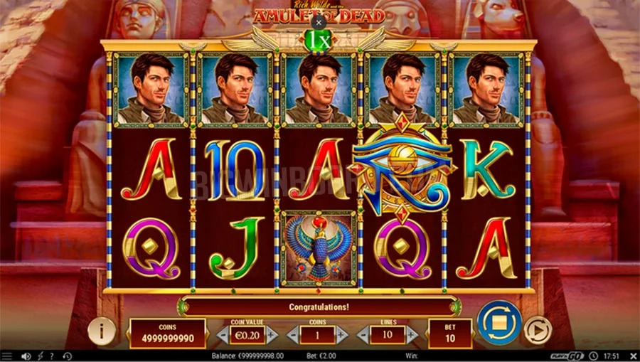 How to play Rich Wilde and the Amulet of Dead slot