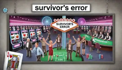 Survivor error in gambling